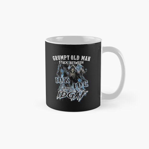 Item preview, Camisa divertida Grumpy Old Man atascado entre IDK IDC e IDGAF TShirt75 designed and sold by gbrenda.