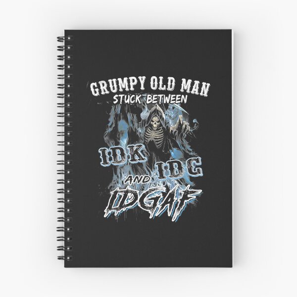 Item preview, Camisa divertida Grumpy Old Man atascado entre IDK IDC e IDGAF TShirt75 designed and sold by gbrenda.