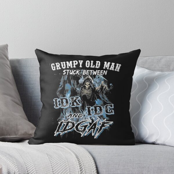 Item preview, Funny Shirt Grumpy Old Man Stuck Between IDK IDC And IDGAF TShirt75 designed and sold by gbrenda.