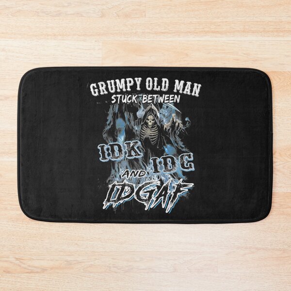 Item preview, Funny Shirt Grumpy Old Man Stuck Between IDK IDC And IDGAF TShirt75 designed and sold by gbrenda.