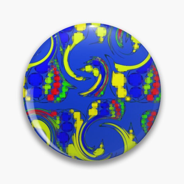 Item preview, Colorabstract - colorful fantasy pattern - blue green red yellow designed and sold by kikidu21.