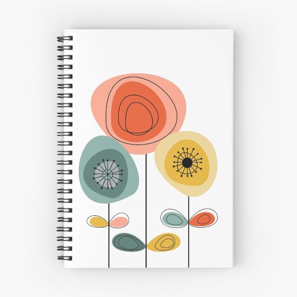Item preview,  Mid-Century Modern Happy Flower designed and sold by dreamprint.
