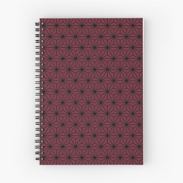 Item preview, Desert Rose Red Asanoha - Japanese Traditional Pattern designed and sold by KinitaDesign.