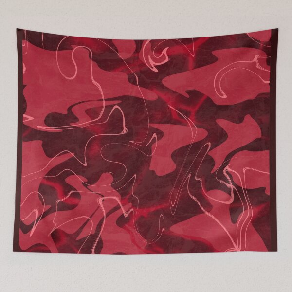 Item preview, Vermilion wave designed and sold by DancingGBean.