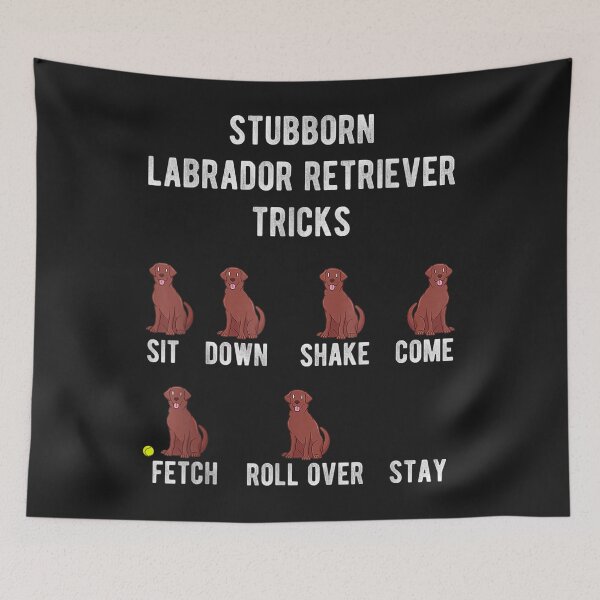 Item preview, Funny Stubborn Labrador Retriever Tricks TShirt49 designed and sold by gbrenda.