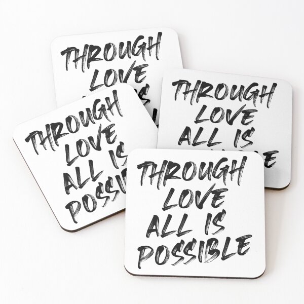 Item preview, Crescent CIty Through Love All Is Possible Quote designed and sold by GinaBirki.