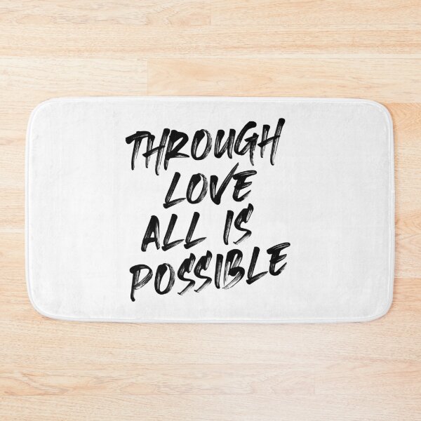Item preview, Crescent CIty Through Love All Is Possible Quote designed and sold by GinaBirki.