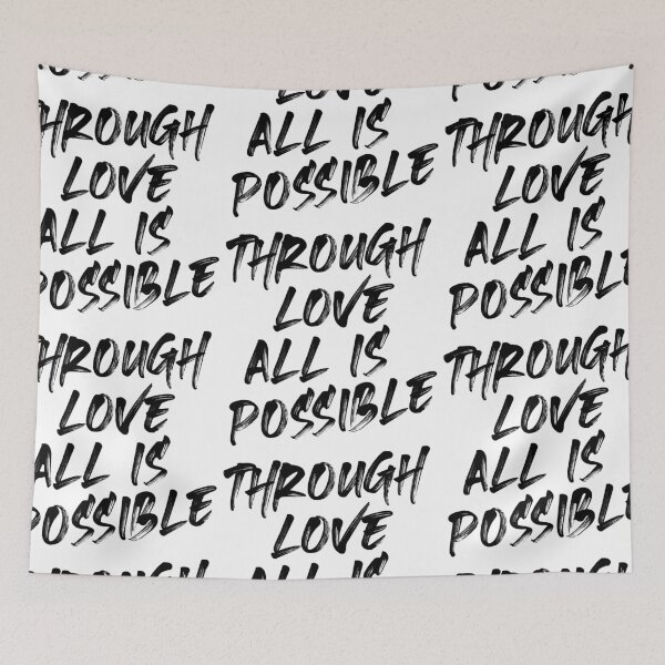 Item preview, Crescent CIty Through Love All Is Possible Quote designed and sold by GinaBirki.