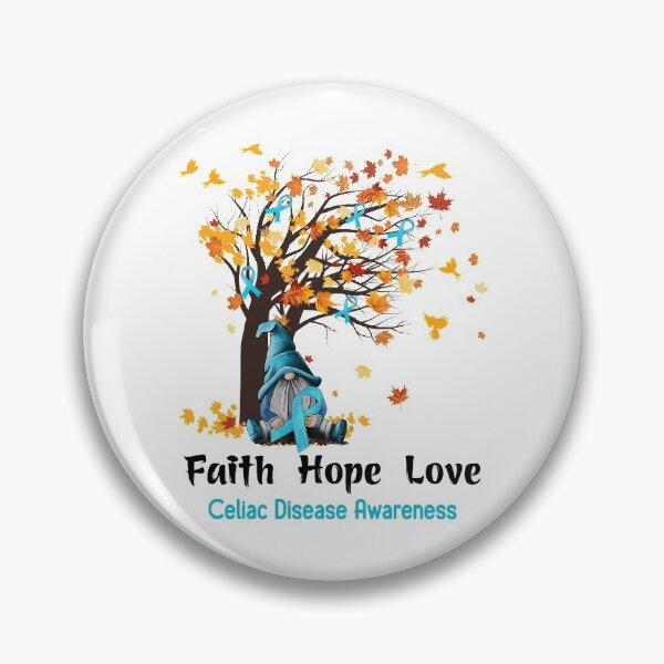 Item preview, Celiac Disease Awareness Faith Hope Love designed and sold by GennieShop.