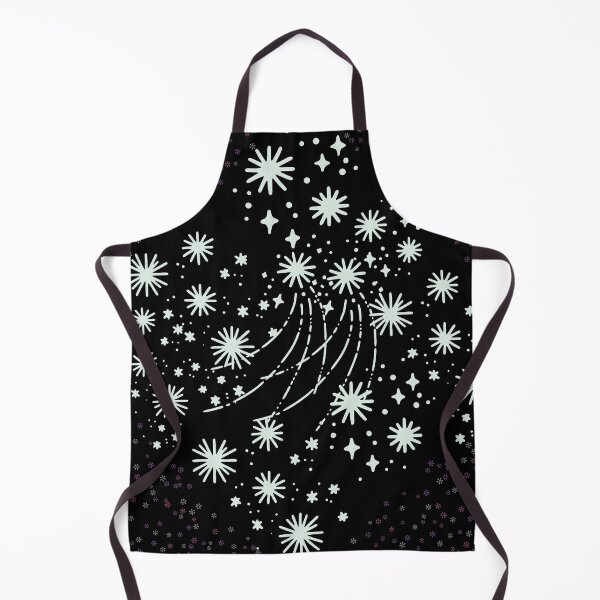 Item preview, White Black Scattered Star Shaped Confetti of Varying Sizes. designed and sold by Gitau98.
