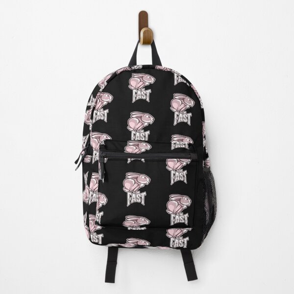 Item preview, I'm fast, pink rabbit, Kidsprint, designed and sold by thekidsprint.