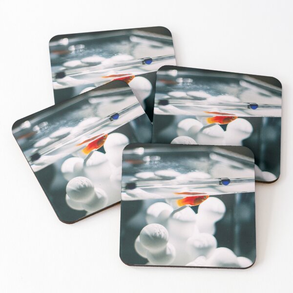 Item preview, White Coral with Orange Goldfish - An Aquarium in Japan designed and sold by sthNnth.