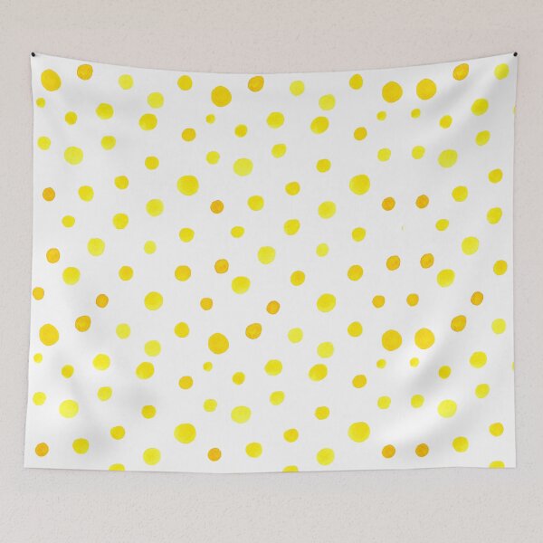 Item preview, Yellow Polka Dispersion Print designed and sold by Instant  Manner.