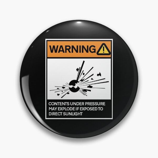 Item preview, Warning - Contents under pressure! designed and sold by NearTheKnuckle.
