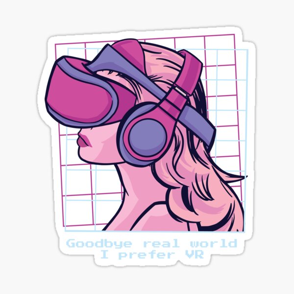 Item preview, Goodbye real world. I prefer VR. Design for Gamer designed and sold by tbauernhoferbiz.