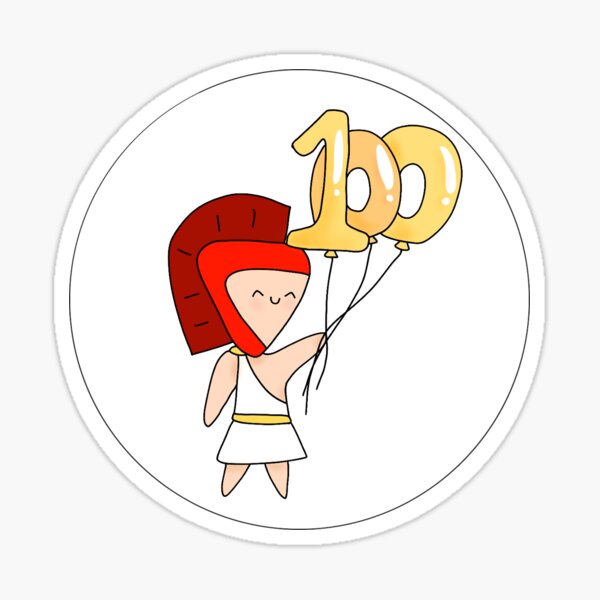 100th Year Argo Balloon Sticker