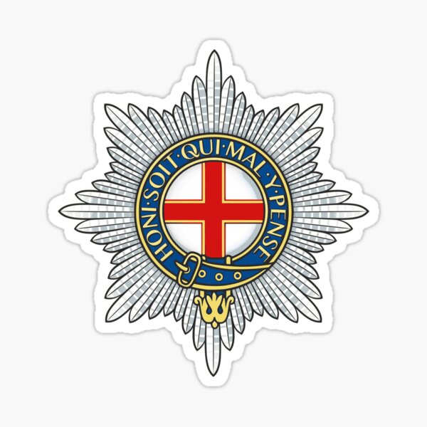 Coldstream Guards Armée Britannique Drapeau Autocollant Vinyle Autocollants forces britanniques