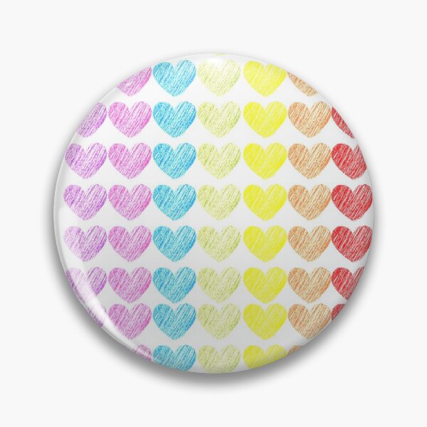 Item preview, Many multi-colored Rainbow Happy Hearts! A gift of friendship and love, romance and affection designed and sold by CreateShape.
