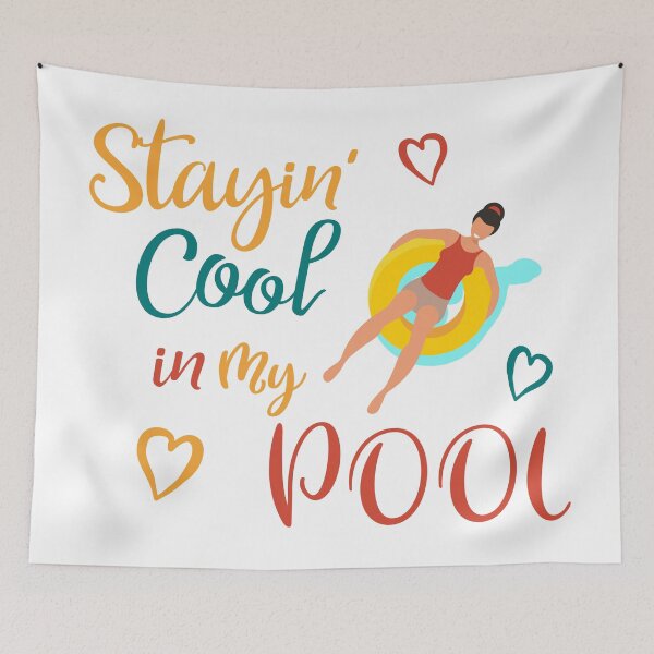 Item preview, Stayin' cool in my pool designed and sold by AlexSin.