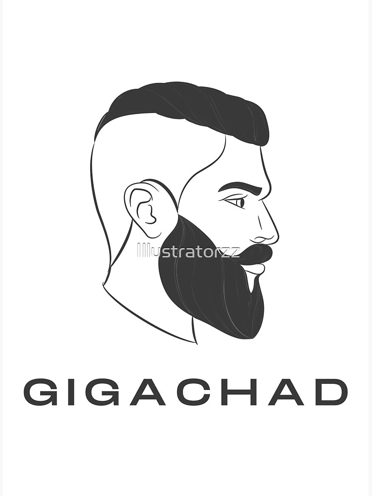 Giga Chad Photographic Prints for Sale