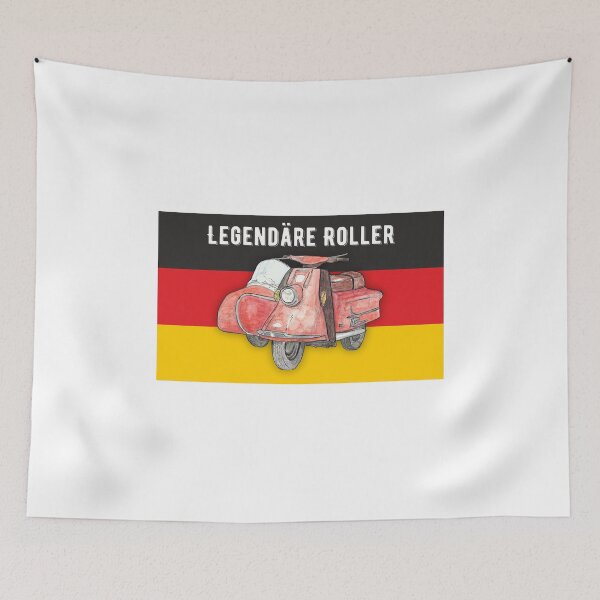 Item preview, Vintage legendary scooter from Germany slogan designed and sold by 2CV-Oldtimers.
