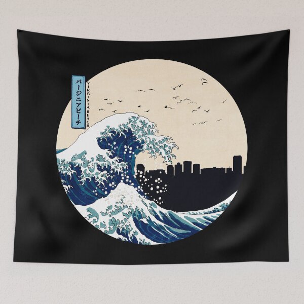 Item preview, Virginia Beach Kanagawa Wave designed and sold by DFerraz.