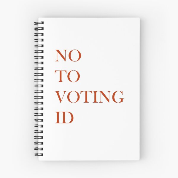Item preview, No to Voting ID designed and sold by cwningennos.