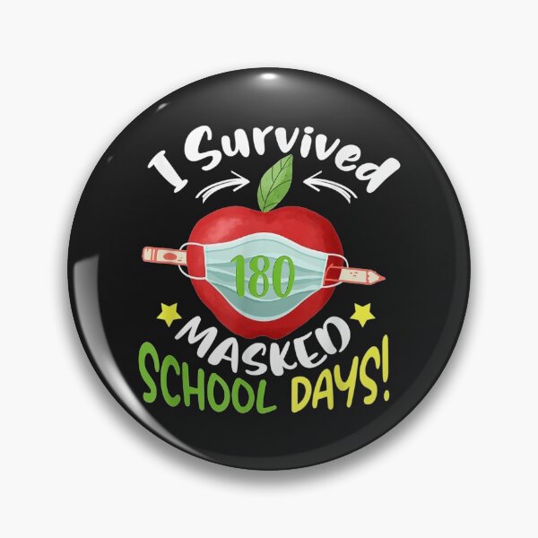 Item preview, I Survived 180 Masked Days End of School 20202021 TShirt70 designed and sold by gbrenda.