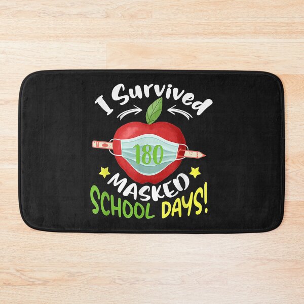 Item preview, I Survived 180 Masked Days End of School 20202021 TShirt70 designed and sold by gbrenda.