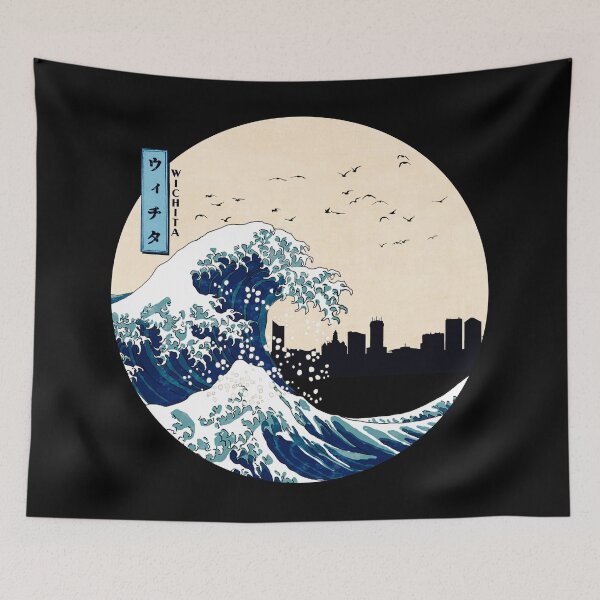 Item preview, Wichita Kanagawa Wave Retro designed and sold by DFerraz.