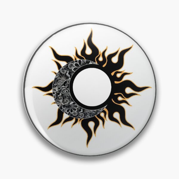 Item preview, Gothic design, Sun and moon #1 designed and sold by Hypnotees.