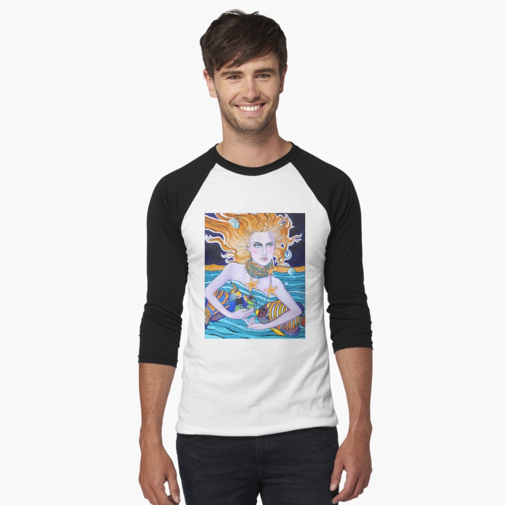 Item preview, Baseball ¾ Sleeve T-Shirt designed and sold by laurajholman.