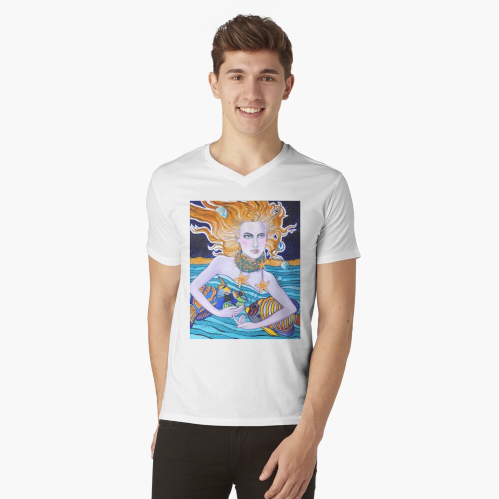 Item preview, V-Neck T-Shirt designed and sold by laurajholman.