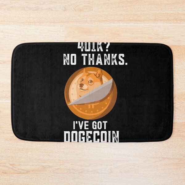 Item preview, Funny Dogecoin Gift, 401k? No Thanks, designed and sold by Mytoonsquad.