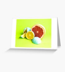 Raw cut. Greeting Card