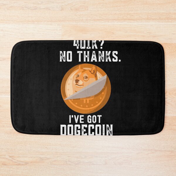 Item preview, Funny Dogecoin Gift, 401k? No Thanks, designed and sold by Mytoonsquad.