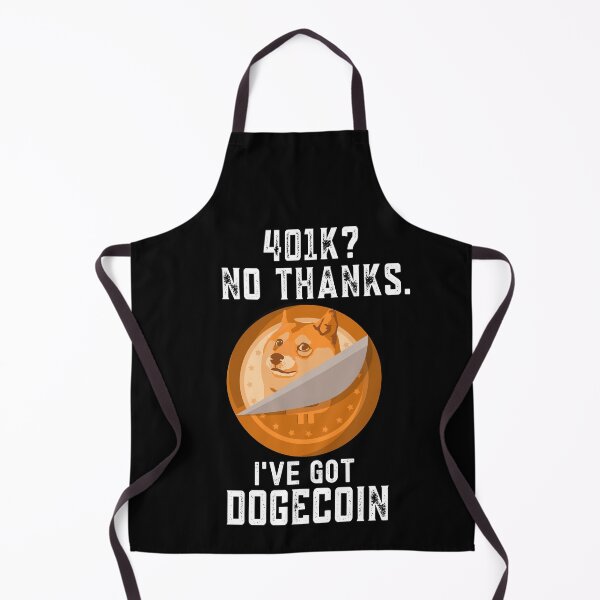 Item preview, Funny Dogecoin Gift, 401k? No Thanks, designed and sold by Mytoonsquad.
