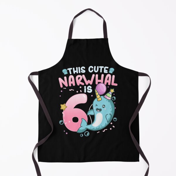 Item preview, 6th Birthday Narwhal Six Years Old designed and sold by CreativeGiftShp.