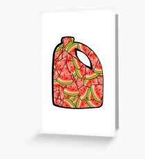 Watermelon Bleach Greeting Card