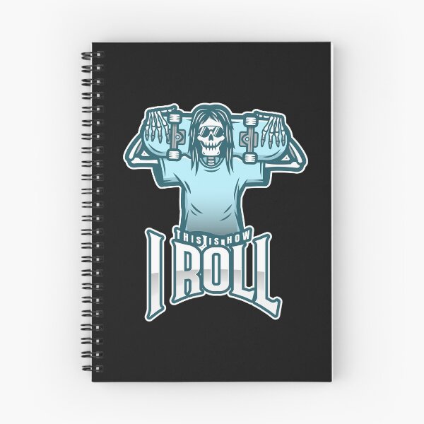 Item preview, this is how I roll, skeleton, Kidsprint, designed and sold by thekidsprint.