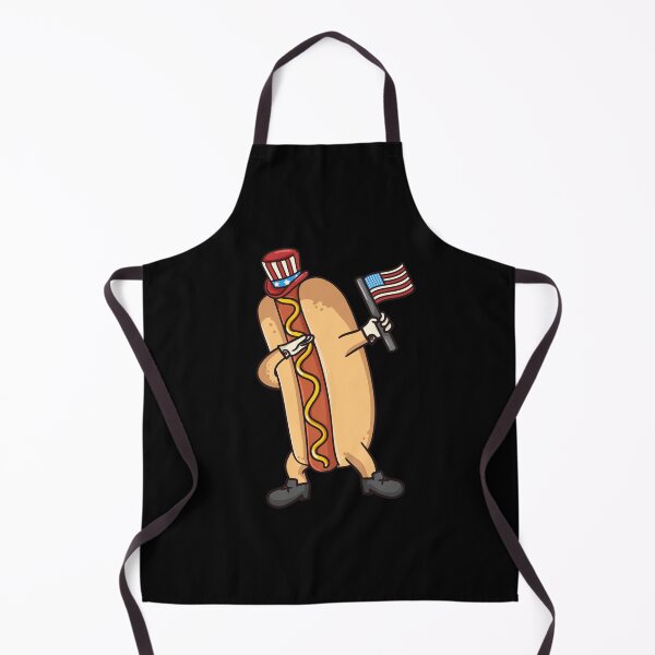 Item preview, Hotdog Dabbing Hotdog American Flag designed and sold by CreativeGiftShp.