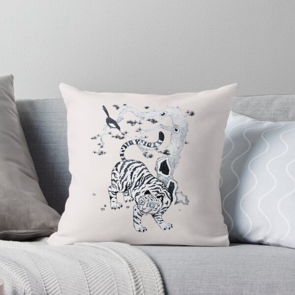 Item preview, tiger and magpie; 작호도 (korean folk painting, jakhodo) designed and sold by mooonhannah.