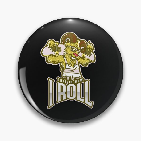 Item preview, this is how I roll, yellow goat, Kidsprint, designed and sold by thekidsprint.