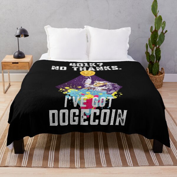 Item preview, Funny Dogecoin Gift, 401k? No Thanks, designed and sold by Mytoonsquad.