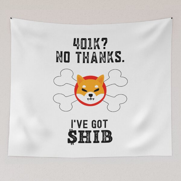 Item preview, Funny Shiba Inu Coin shirt Gift, 401k? No Thanks designed and sold by Mytoonsquad.