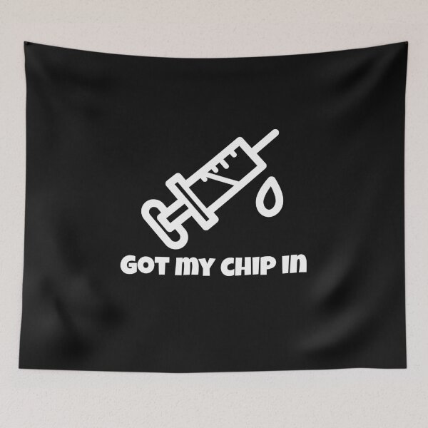 Item preview, Got My Chip In - Covid 19 Vaccine Design designed and sold by mum-of-two.