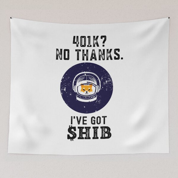 Item preview, Funny Shiba Inu Coin shirt Gift, 401k? No Thanks designed and sold by Mytoonsquad.