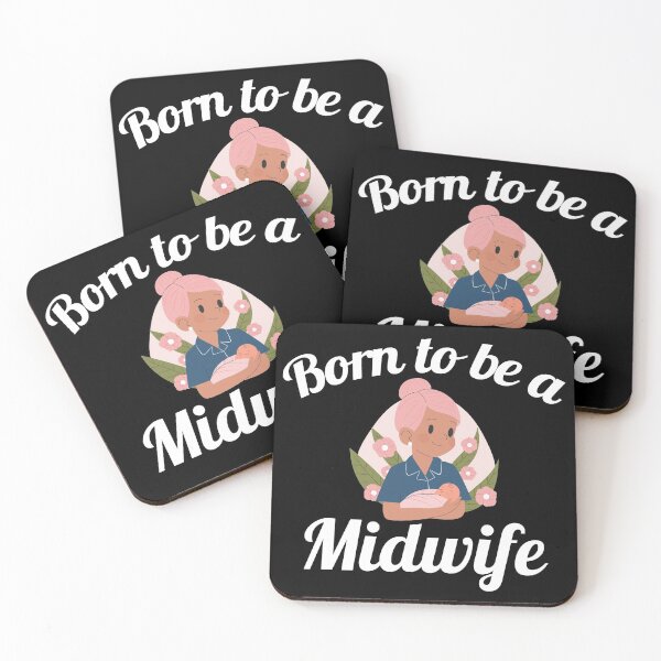 Item preview, Born to be a Midwife, midwifery designed and sold by TalesOfScience.