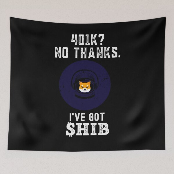 Item preview, Funny Shiba Inu Coin shirt Gift, 401k? No Thanks designed and sold by Mytoonsquad.