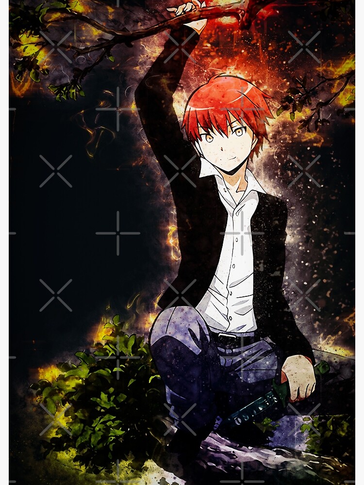 Karma Akabane Assassination Classroom Poster By Spacefoxart Redbubble 9398